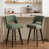 Silver Footrest - Green