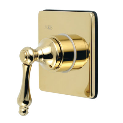 Kingston Brass Single-Handle Wall Mount Three-Way Diverter Valve with Trim Kit