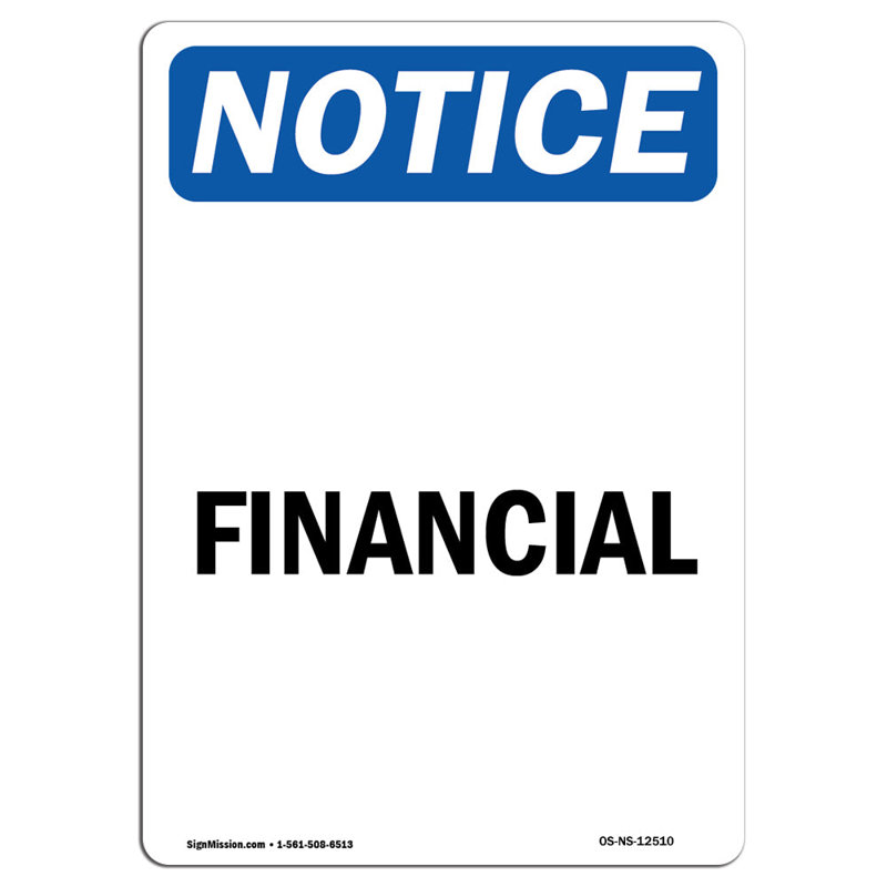 Financial Sign