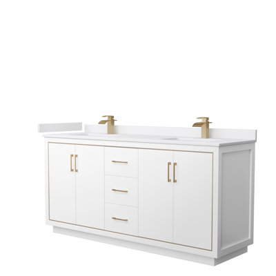 Icon 72" Double Bathroom Vanity Set