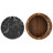 Fortitude Round Faux Marble Top Nesting Coffee Table Set