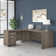 Bush Business Furniture Studio C L Shaped Desk with Mobile File Cabinet and Return
