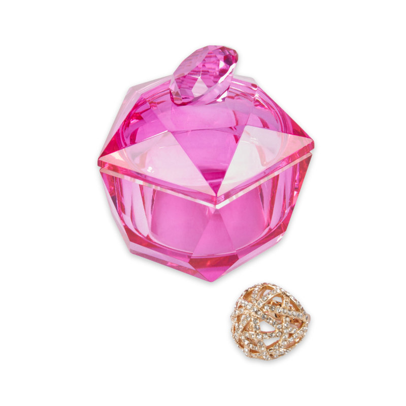 Porte-bibelots Amelia, Rose