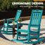 Chaises berçantes d'extérieur en PEHD pour patio-552783073