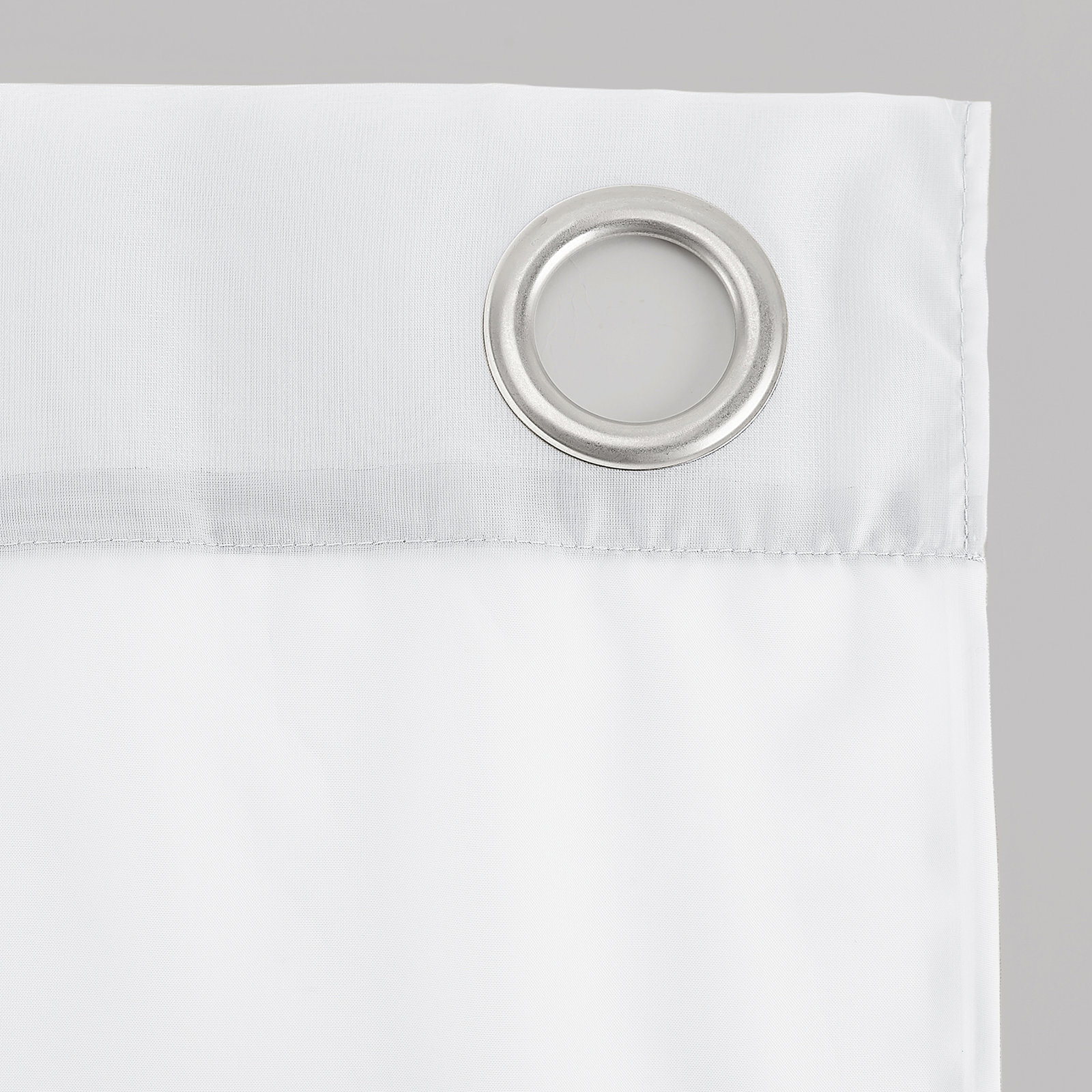 Sheer Grommet Single Curtain Panel - Basics by Wayfair™, White, 59" W x 108" L