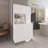 Tigard 1-Shelf 1-Drawer Pantry Cabinet White