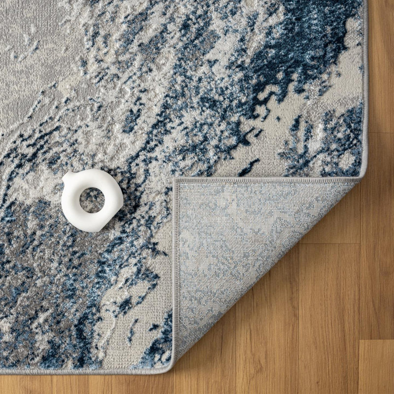 Timmo Abstract Indoor Rug, Rectangle 8 x 10