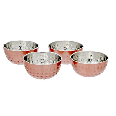 Bols métalliques avec marteau métallique 3,54 "
