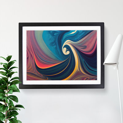 Abstract Marbling Art Vol.2 - Framed Print