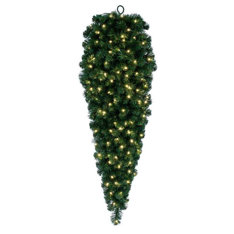  Goutte de Noël artificielle 60 po avec lumières DEL blanc chaud Grand Teton.