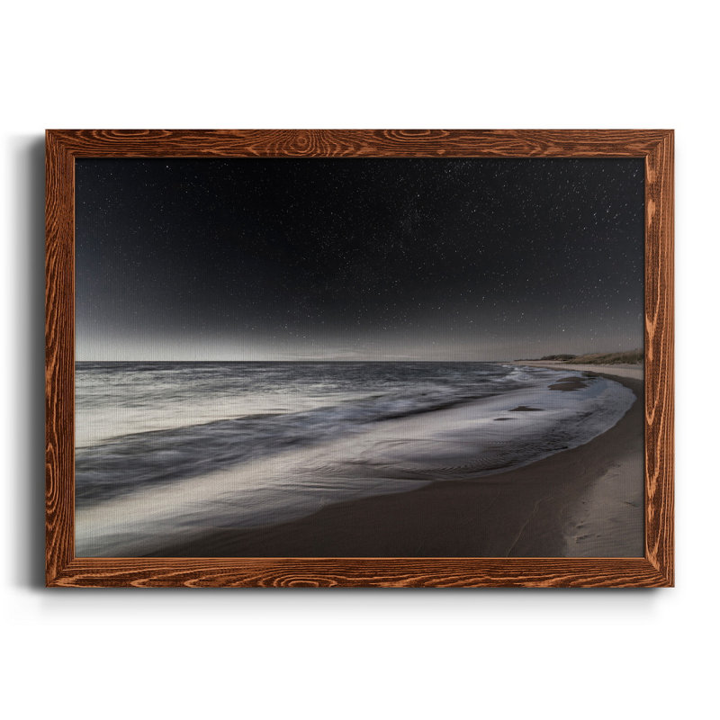 Nuit magique - photographie sur toile encadrée, Gris, H 37,5 po x l 27,5 po x P 1,5 po