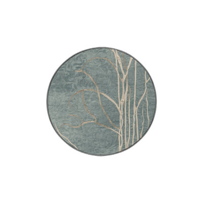 Machine Washable Gray Area Rug