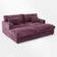 Double chaise longue surdimensionnée avec ports USB-1369653932