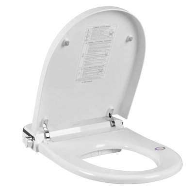 Quite-Close Round Toilet Seat