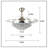 Alexandrino 42'' Ceiling Fan with LED Lights