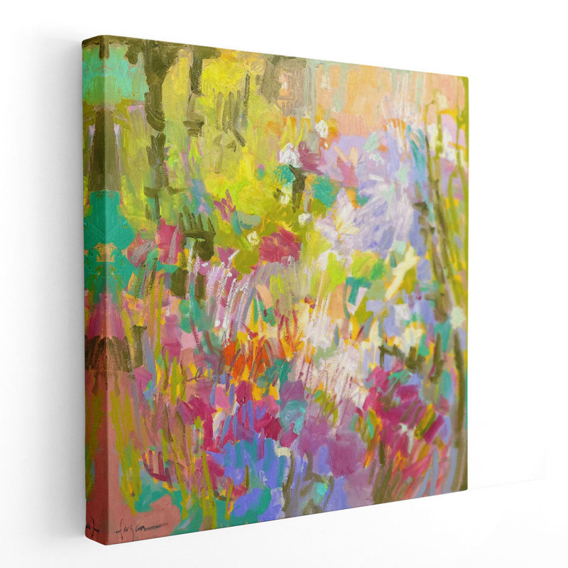 «From My Garden Window V», reproduction d'art sur toile, H 40 po x l 40 po