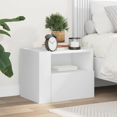 Ciley 45cm W Manufactured Wood Bedside Table