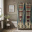 Boho Elements - Rideau de douche Premium-411539226