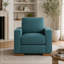 Fauteuil morse simple rembourré avec pieds en bois-1002946923