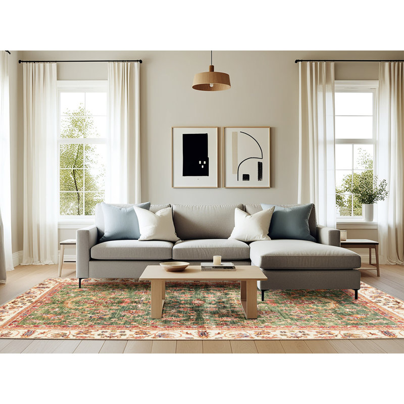Tapis abstrait moderne 3251, Rectangle 6 pi x 9 pi