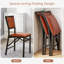 Ensemble de 4 chaises de salle à manger pliantes et rembourrées Ailse-103120323