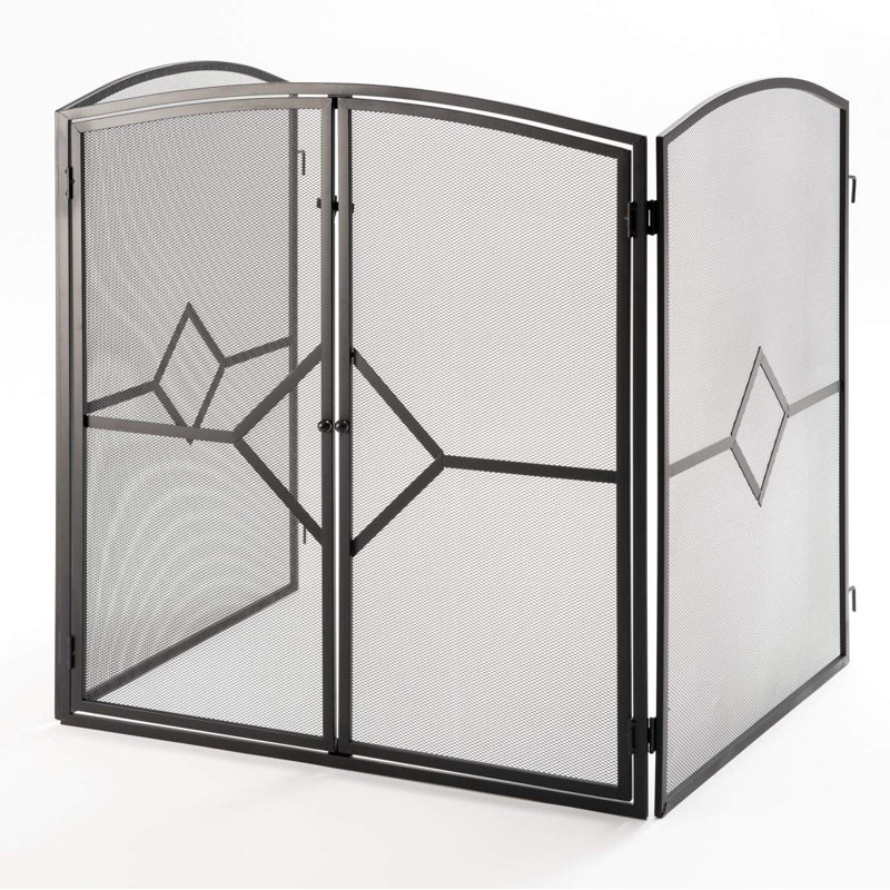 Nunberg 193.04cm x 2.54cm Iron Spark Screen