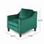 Fauteuil club en velours