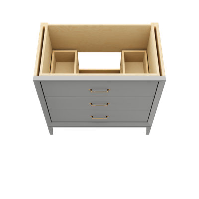 Alexandra Three-Drawer Single Bath Vanity