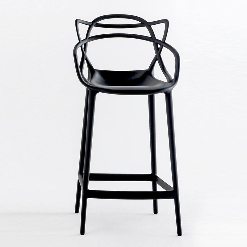Pelletier Bar, Black, Bar Stool (26" Seat Height)