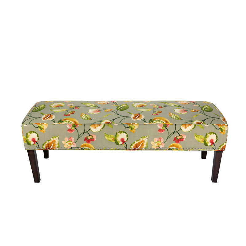 Kaufman Cotton Upholstered Bench