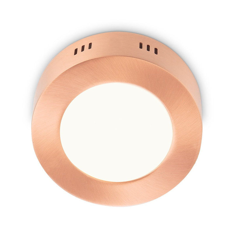 Deherrera LED Flush Mount, Copper
