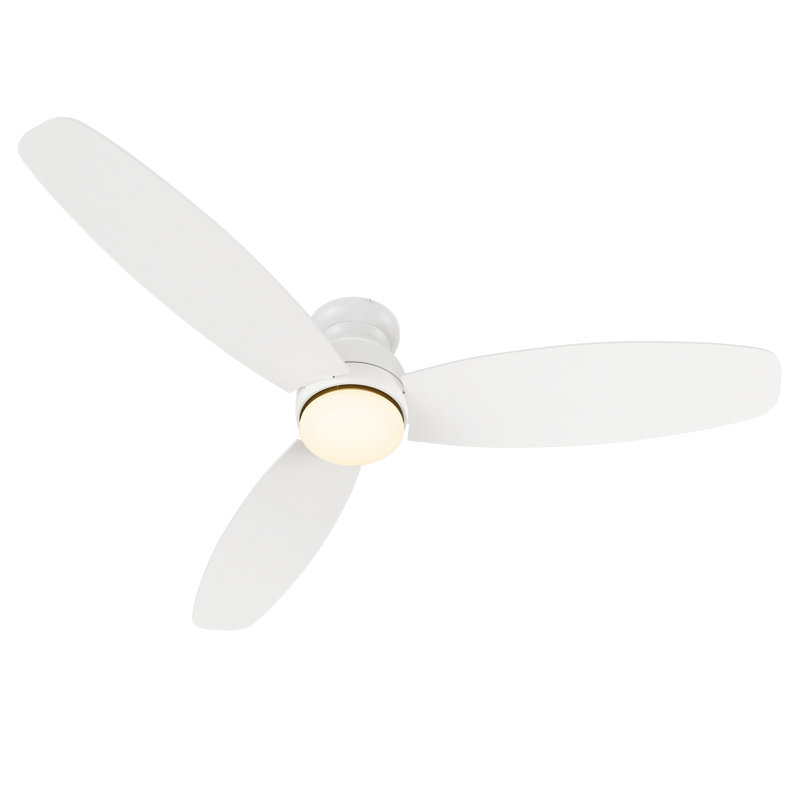 60'' Ceiling Fan with LED Lights, White
