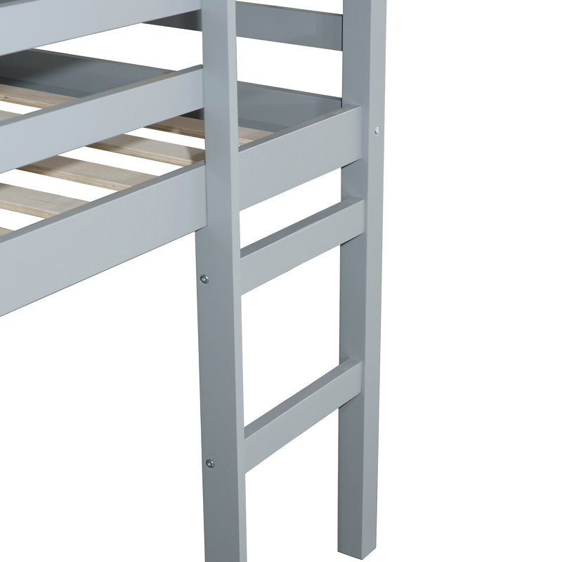 Lit mezzanine simple Orrtanna par Harriet Bee, Gris, Simple