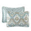 Ensemble de courtepointe en microfibre à imprimé ikat de cinq articles Tivoli-427113959