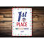 Enseigne en aluminium 1st Place-58196384
