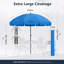 Tilt Balcony Parasol with Manual Lift-179267568-179267571