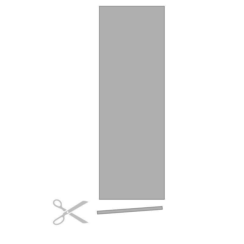 Paulk Semi Sheer Curtain Panel Pair, White/Grey
