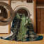 Tapis lavable argenté Cholla Southwestern-1934164652
