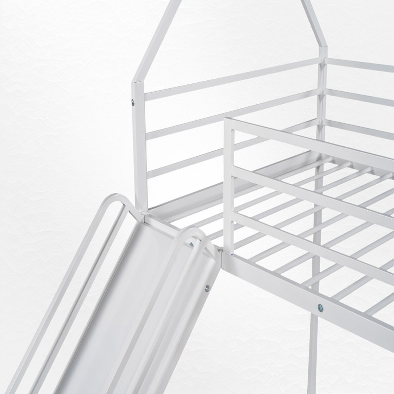 Jacki Kids Twin Over Twin Bunk Bed, White