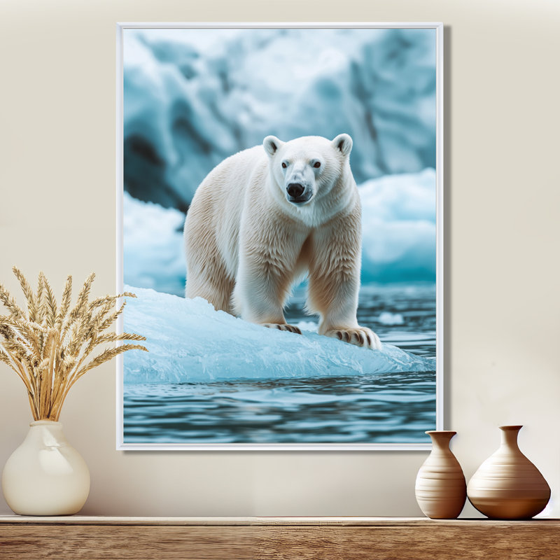 Salon d'art mural Fairford - Animaux, H 32 po x l 24 po, Impression encadrée flottante, Blanc