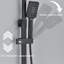 Ensemble de robinetterie de douche à 4 fonctions Black Rain