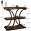 Table de bout à 3 niveaux et table d'appoint en bois avec rangement