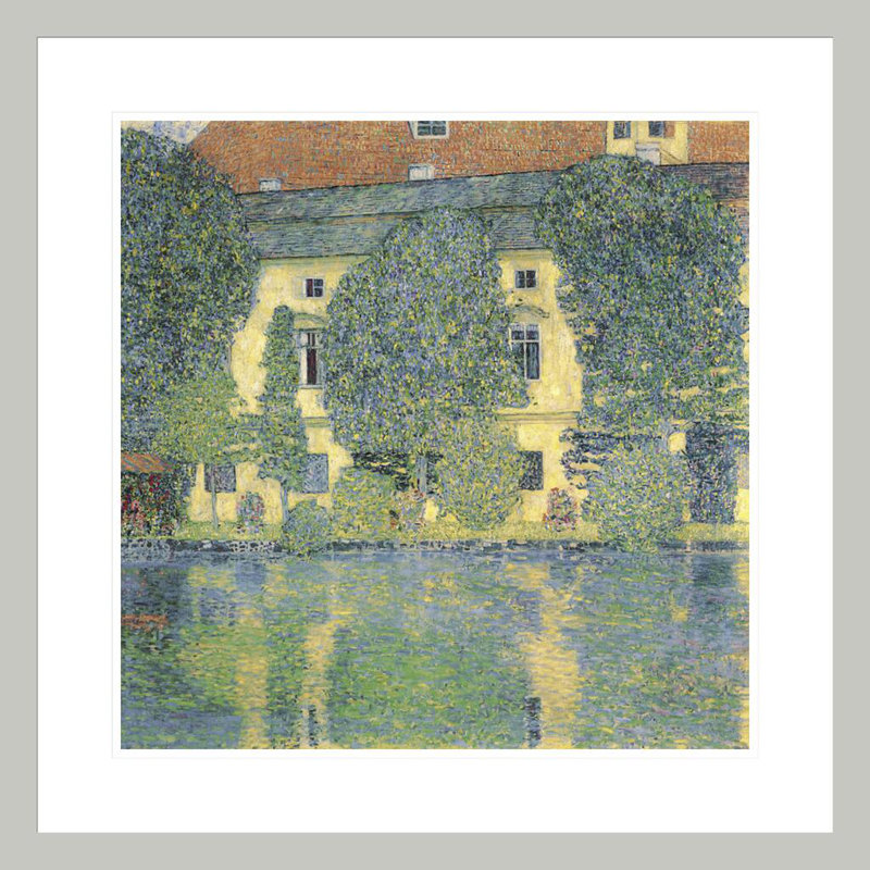 «The Schloss Kammer on the Attersee III» par Gustav Klimt, impression giclée encadrée, H 23,5 po x l 23,5 po