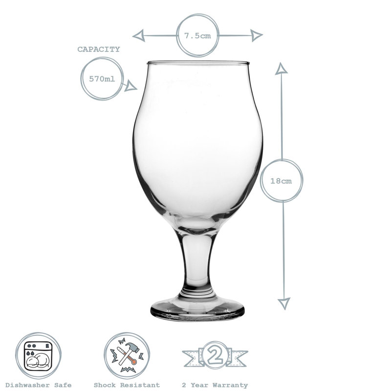 LAV - Angelina Craft Beer Glasses, 24
