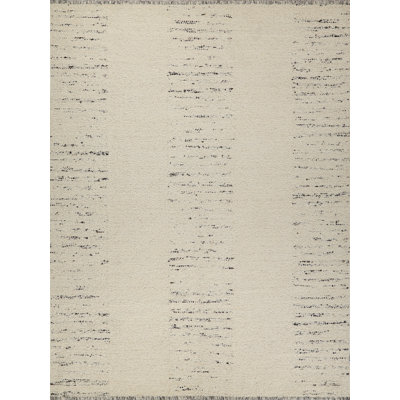 Sunstone flatweave Wool Ivory/Black Area Rug