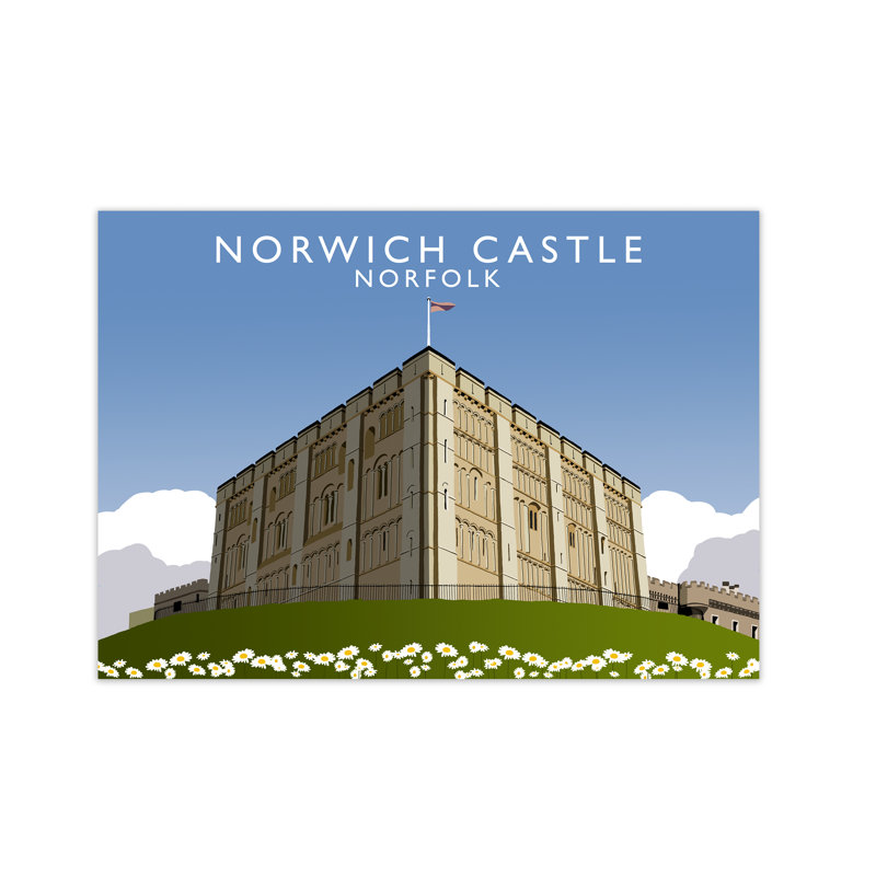Norwich Castle Norfolk 1 Piece Wall Art, 594 cm H x 814 cm W
