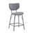 Dawlish Upholstered Counter Stool with Metal Frame-742066189
