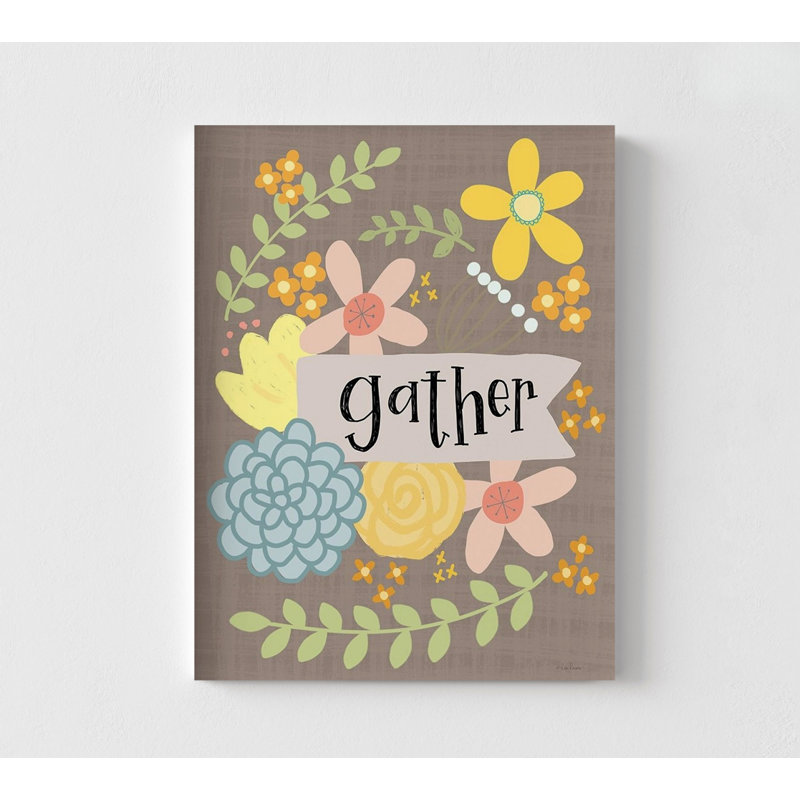 «Gather» par Lisa Larson, impression d'affiche Deutéronome 31: 12 à 13, impression encadrée de signe de rassemblement, décoration murale d'églises pour enfants, salle de prière, art mural