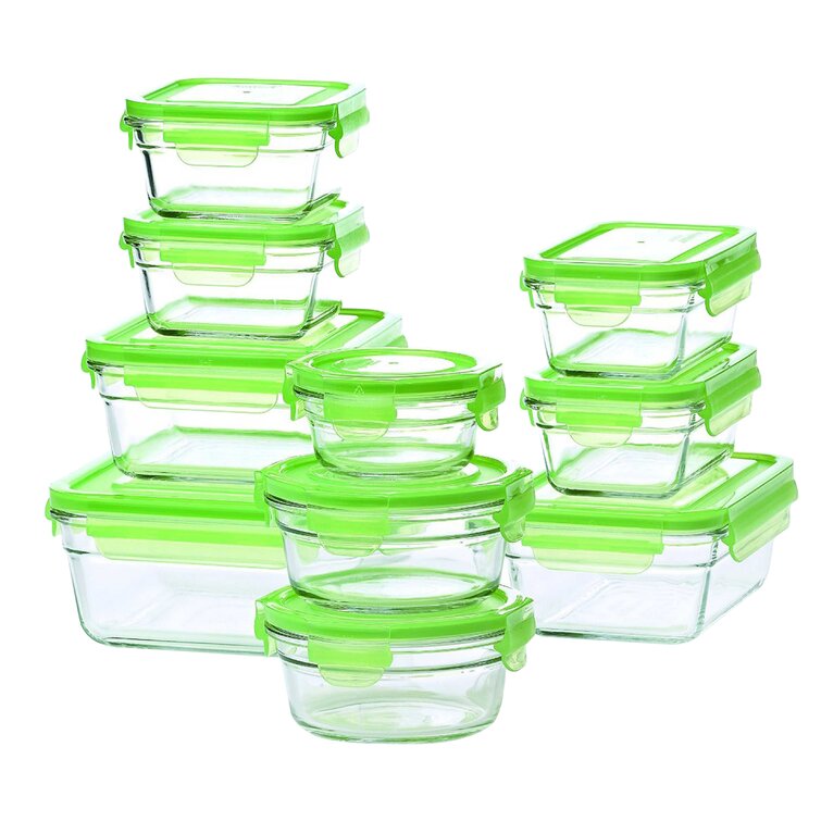 Glasslock 9 Container Food Storage Set & Reviews