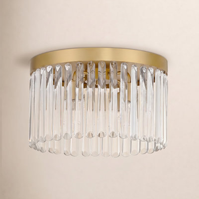 4-Light Modern Gold Flush Mount